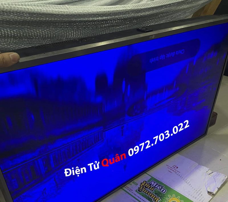 Màn Hình Tivi Bị Màu Xanh