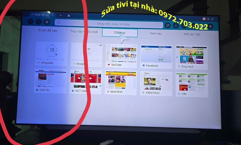 Tivi Bị Đen Góc Màn Hình