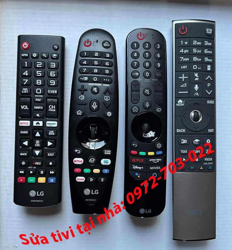 Điều Khiển Tivi LG Mất Chuột 